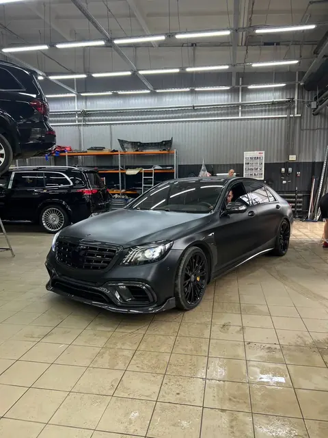 Mercedes-Benz после защитной оклейки кузова